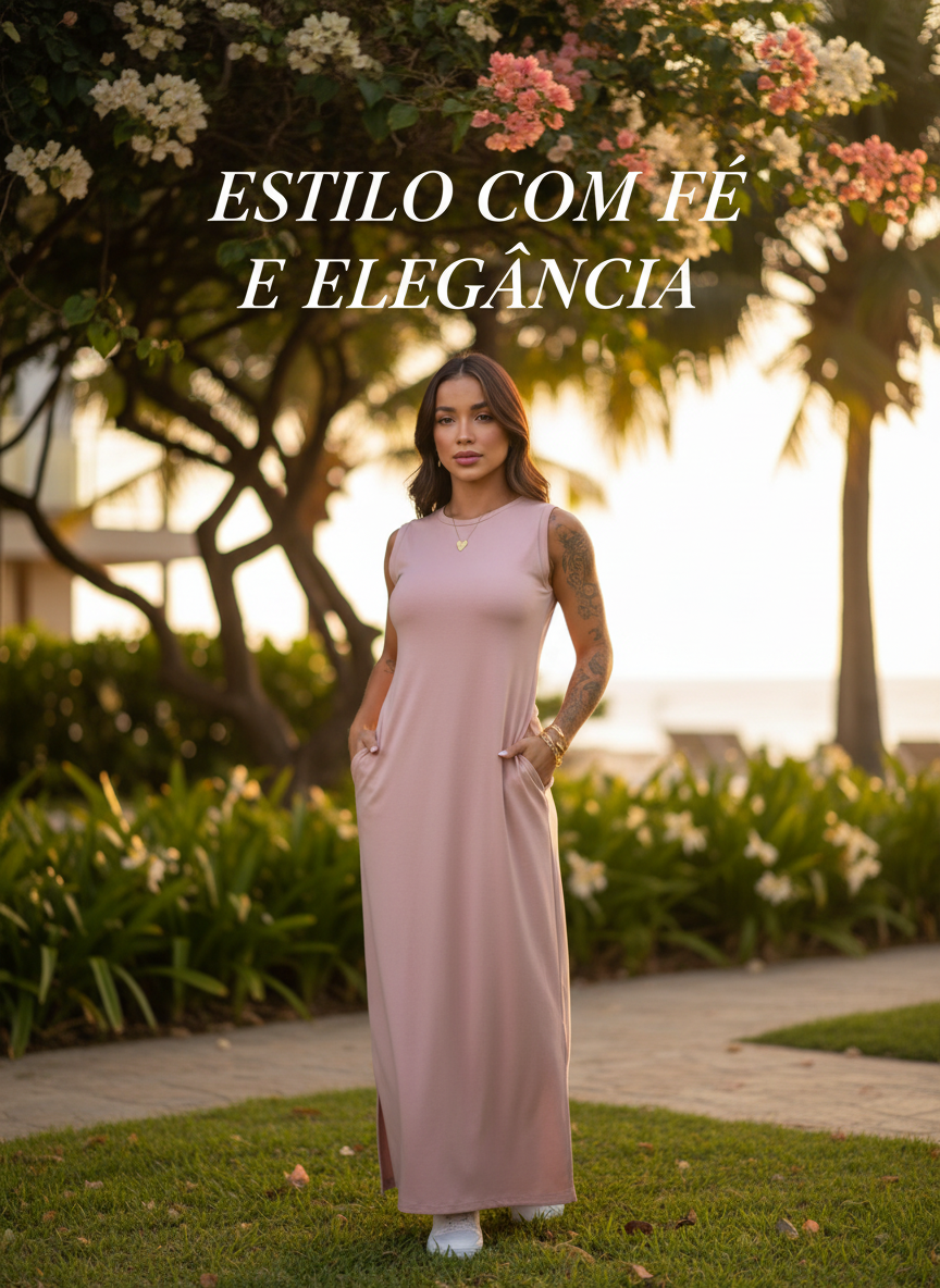 Banner 2 - "ESTILO COM FÉ E ELEGÂNCIA"