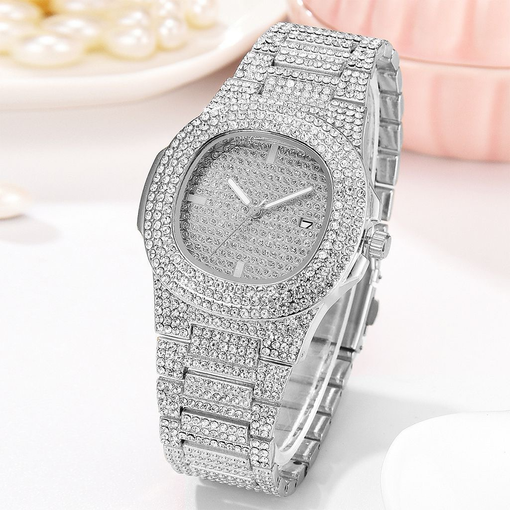 Relógio Diamante Feminino Luxuoso