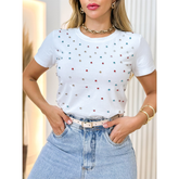 Blusa Feminina Cropped T-Shirt Liso Moda Verão /3RD SD827