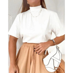 Blusa feminina t-shirts algodão básica moda feminina evangélica modelos plus size