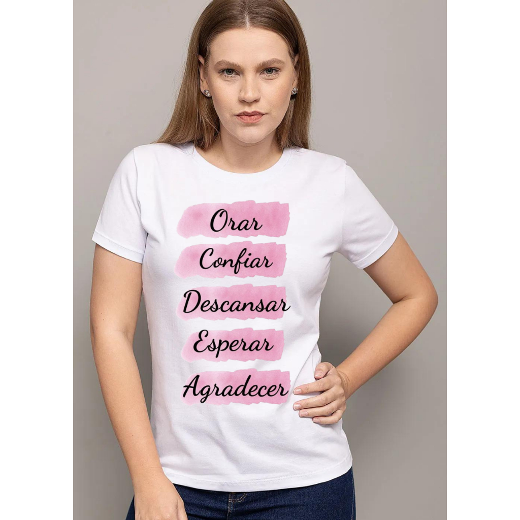 Blusas Femininas Estampadas Evangélicas Desperta Tu Que Dormes