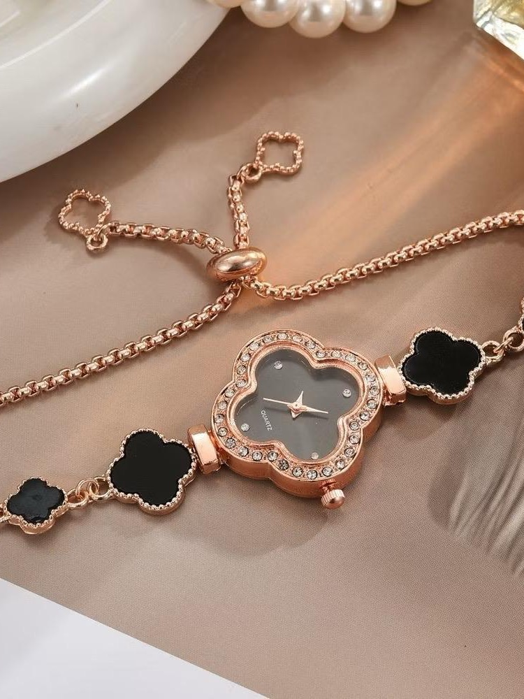 Relógio feminino Verde Diamante FLOR