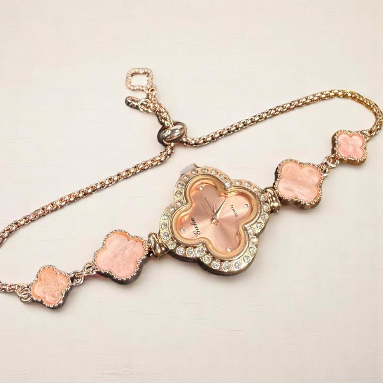 Relógio feminino Verde Diamante FLOR