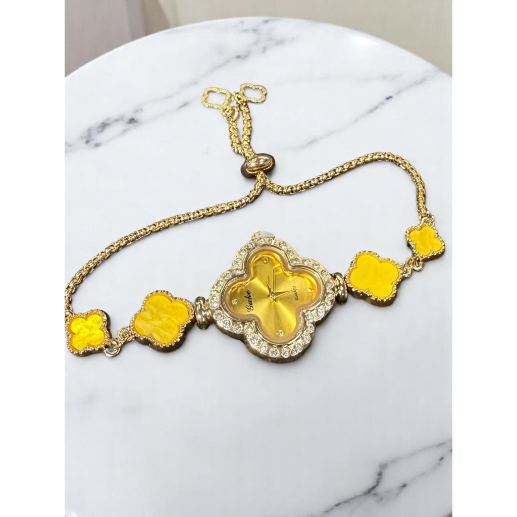 Relógio feminino Verde Diamante FLOR