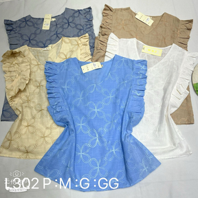 Blusa feminina com desenho portados modas L302/301