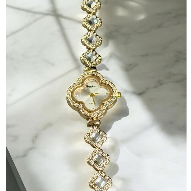 Relógio feminino Verde Diamante FLOR