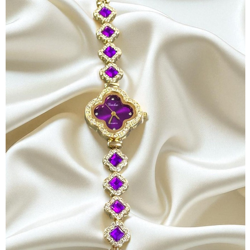 Relógio feminino Verde Diamante FLOR