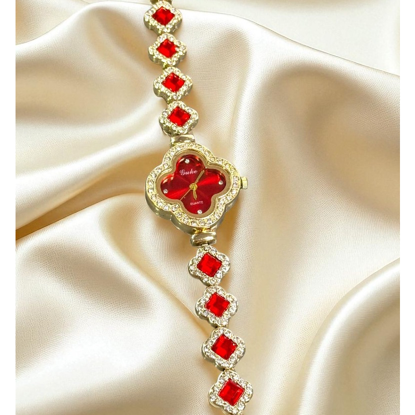 Relógio feminino Verde Diamante FLOR