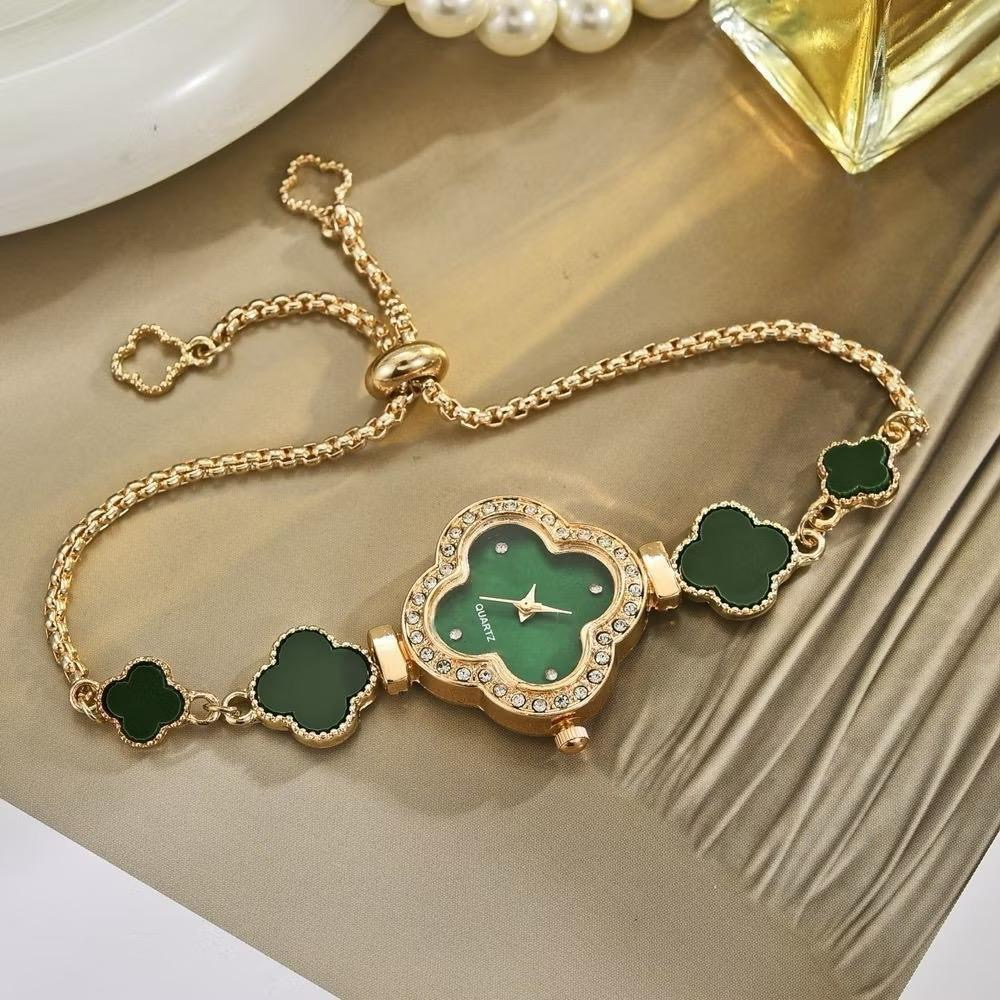 Relógio feminino Verde Diamante FLOR