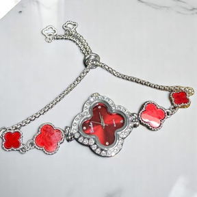 Relógio feminino Verde Diamante FLOR