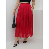 Saia de Tule Longa Feminina Brilho Forrada Evangélica Elegante Moda 3RD SD1503