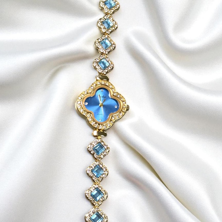 Relógio feminino Verde Diamante FLOR