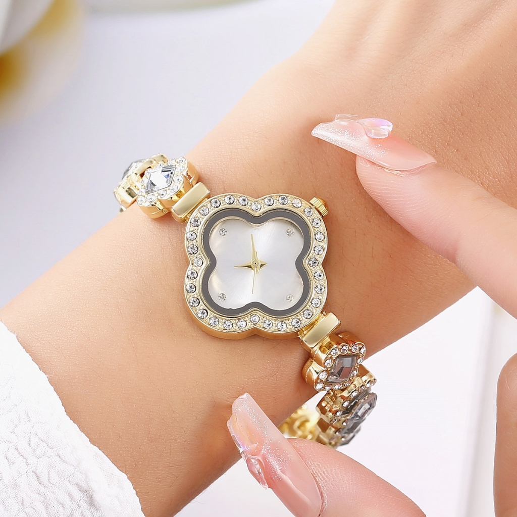 Mini Relógio Feminino Pulseira Luxo Elegante