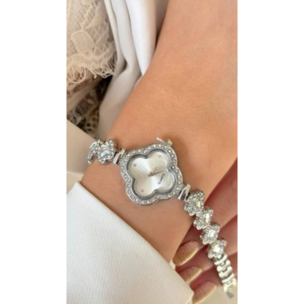 Mini Relógio Feminino Pulseira Luxo Elegante