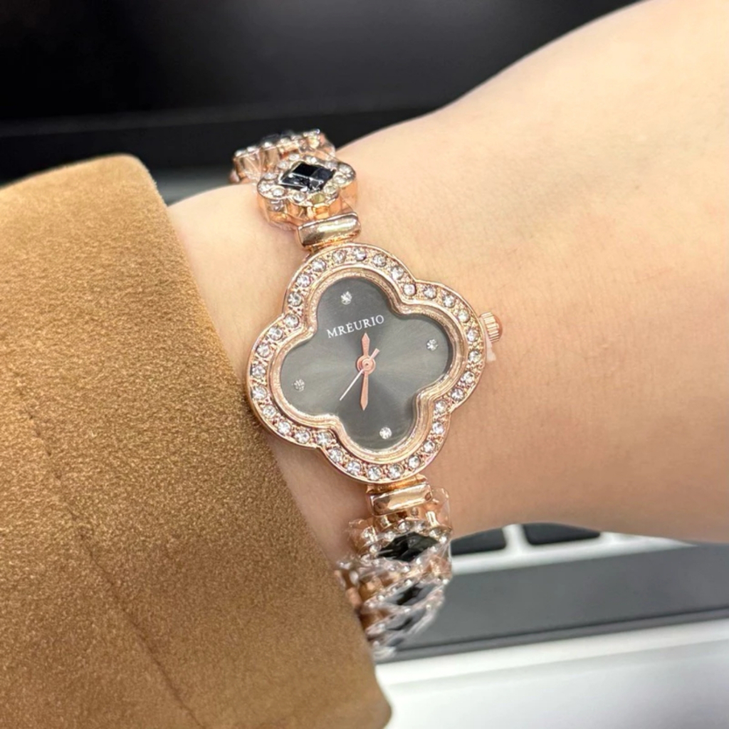 Mini Relógio Feminino Pulseira Luxo Elegante