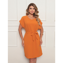 Vestido confortável solto / Feminino de Poliéster /Leve /Dia das Mães