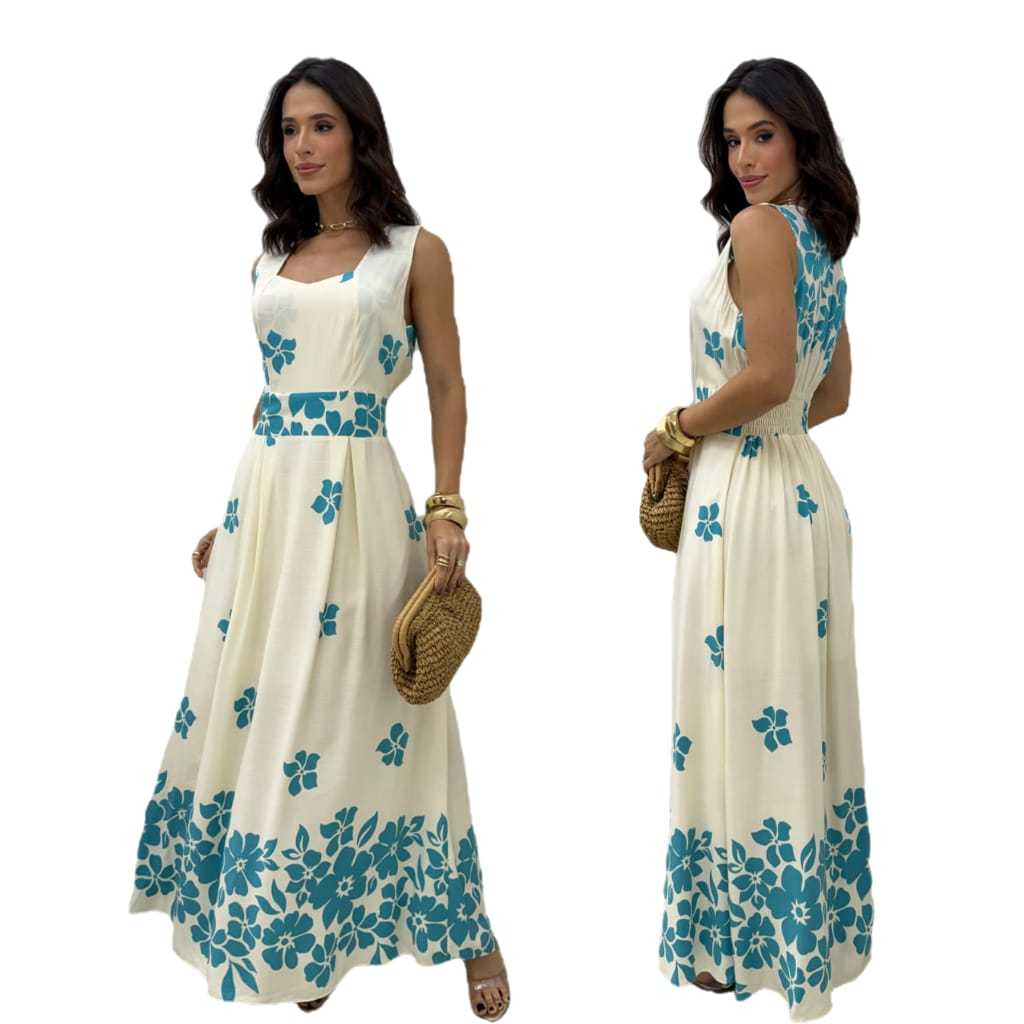 Vestido Feminino Longo Verão