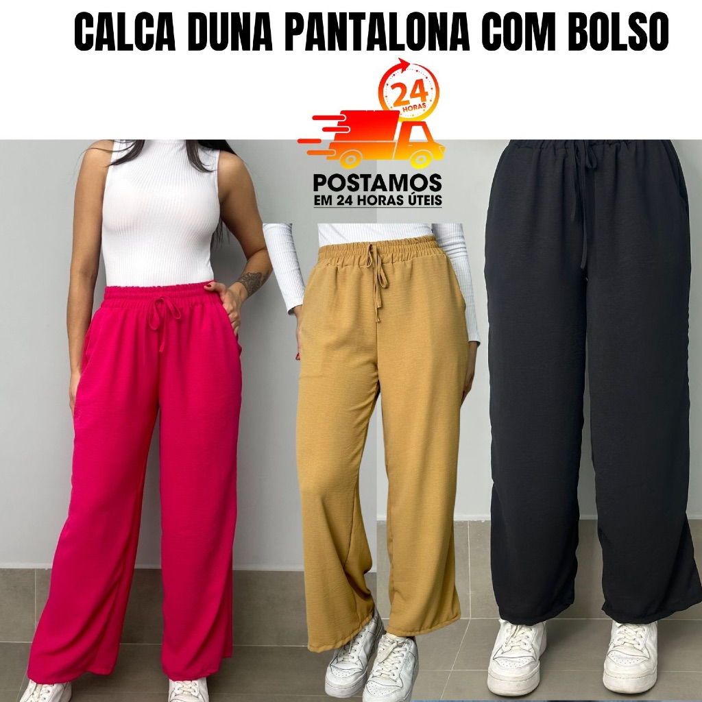 Calça Alfaiataria estilo Zarah Feminina Cintura Alta Com ziper Social Elegante Moda Luxo Blogueirinha