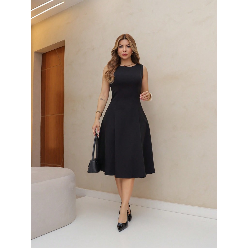 Vestido Feminino Casual / Moda Verão/Estilo Confortável/Elegante/Festa/DD099