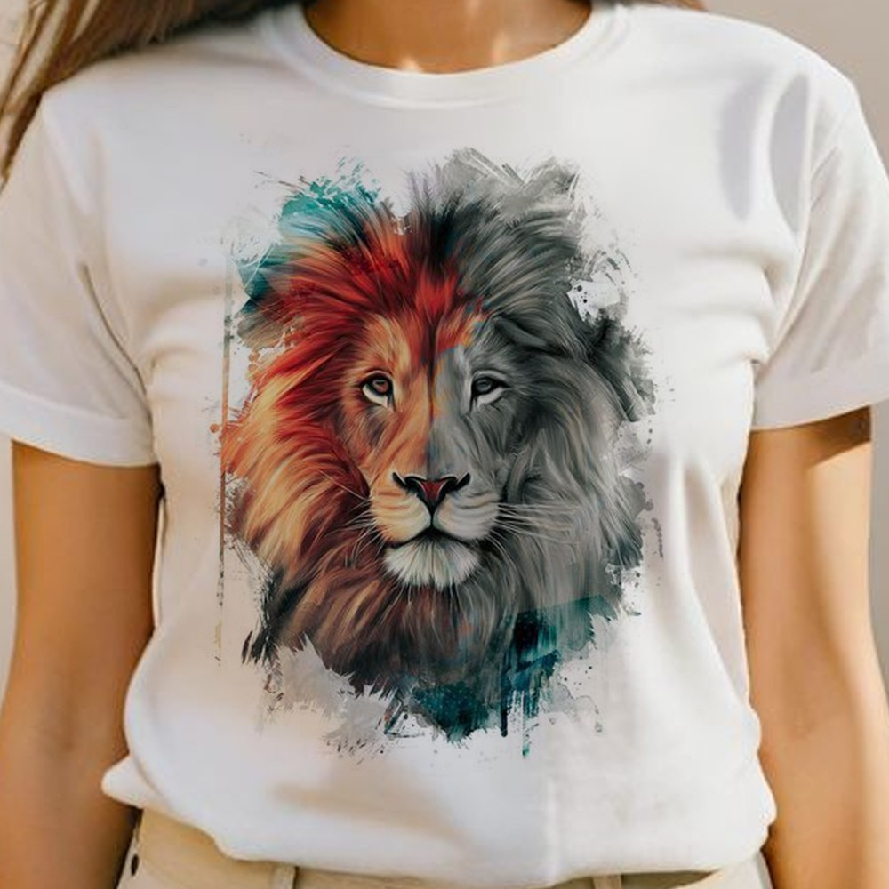 Camiseta T-shirt Feminina Blusa Baby Look Leão de Judá Sou Filha do Rei Moda Evangélica Gospel Cristão Cristã Jesus Deus