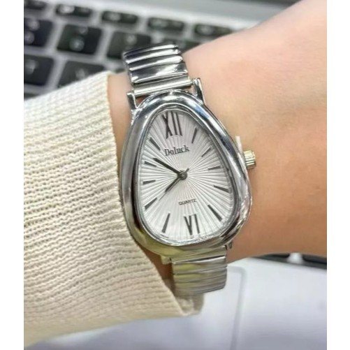 Relógio Feminino Elegante com Pulseira Elástica  Com Strass