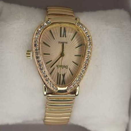 Relógio Feminino Elegante com Pulseira Elástica  Com Strass