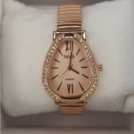 Relógio Feminino Elegante com Pulseira Elástica  Com Strass